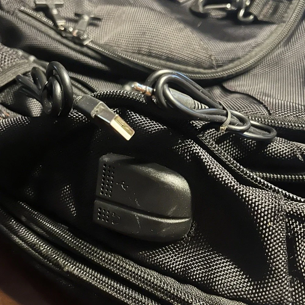 RTIC Summit Laptop Backpack Black Tech Travel Bag‎ Charging Port